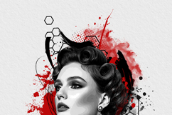 Geometric Portrait Print Art Photo Effect Product Image 7