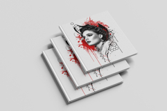 Geometric Portrait Print Art Photo Effect Product Image 2