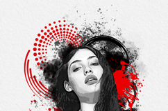 Street Art Inspired Watercolor Splatter Illustration Product Image 7