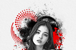 Street Art Inspired Watercolor Splatter Illustration Product Image 8