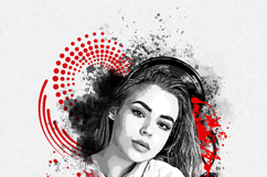 Street Art Inspired Watercolor Splatter Illustration Product Image 9