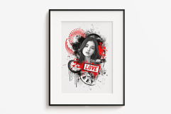 Street Art Inspired Watercolor Splatter Illustration Product Image 4