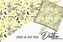 Taurus Repeat Seamless Pattern - Digital Paper, JPG, PAT Product Image 2