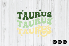 Taurus Zodiac SVG, Horoscope SVG, Astrology Retro SVG Product Image 1
