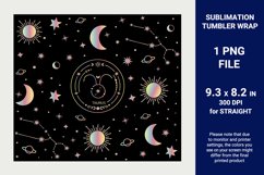 Taurus zodiac tumbler wrap, 20 oz skinny tumbler Product Image 2