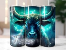 Zodiac Signs Skinny Tumbler Wrap Sublimation Bundle Product Image 2