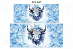 Zodiac Mug Wrap Sublimation Designs, Taurus Mug, Taurus Png