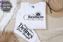 Stay resilient rise Sleeve SVG, Motivational Sleeve SVG Product Image 3