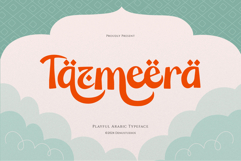 Tazmeera | Playful Arabic Typeface Product Image 1