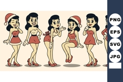 Festive Retro Christmas Women Set Product Image 1