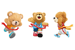 Teddy Bears Running Race, Crossing Finish Line Product Image 4