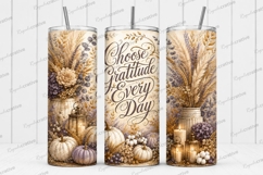 Choose Gratitude Every Day Tumbler PNG choose gratitude ever Product Image 1