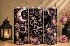 Too Glam to Give a Scare Tumbler PNG too glam to give a scar Product Image 1