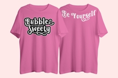 Bubble Sweety Cute Script Display Font Product Image 2