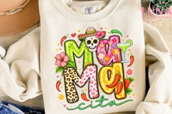 Mamacita Cinco de Mayo PNG, Sugar Skull Fiesta PNG, Mexican Product Image 3