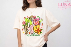 Mamacita Cinco de Mayo PNG, Sugar Skull Fiesta PNG, Mexican Product Image 1
