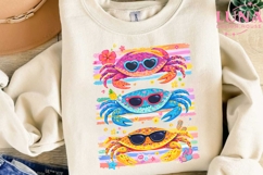 Summer Beach Crabs with Sunglasses PNG, Tropical Crab Clipar Product Image 3