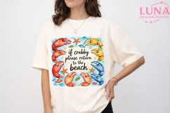 If Crabby Please Return To The Beach PNG, Summer Beach PNG Product Image 1