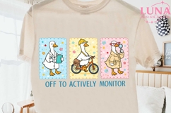 Cute Duck Nurse PNG, Off To Actively Monitor Clipart, Nursin Product Image 2