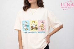 Cute Duck Nurse PNG, Off To Actively Monitor Clipart, Nursin Product Image 1