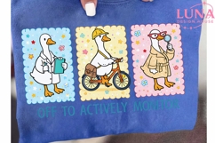 Cute Duck Nurse PNG, Off To Actively Monitor Clipart, Nursin Product Image 6