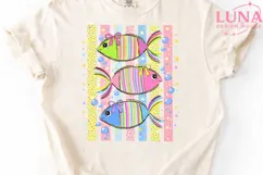Cute Rainbow Fish PNG, Colorful Fish Clipart, Summer Beach P Product Image 4