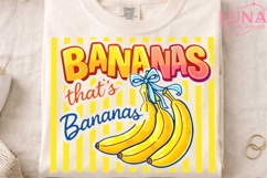 Bananas That's Bananas PNG, Retro Fruit Sublimation, Coquett Product Image 4