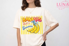 Bananas That's Bananas PNG, Retro Fruit Sublimation, Coquett Product Image 1