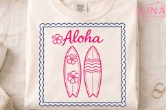 Aloha Surfboard Hawaiian Beach PNG, Tropical Summer Surf PNG Product Image 3