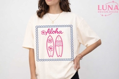 Aloha Surfboard Hawaiian Beach PNG, Tropical Summer Surf PNG Product Image 5