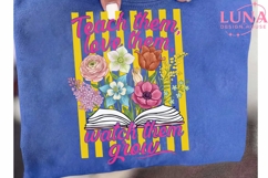 Teacher Floral Book PNG, Teach Them Love Them Watch Them Gro Product Image 6