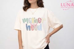 Motherhood Faux Embroidery PNG, Mom Life Png, Mother's Day P Product Image 5