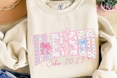 Blessed John 20:29 Floral PNG, Christian Coquette Bow PNG Product Image 2