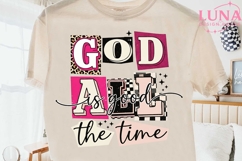 God Is Good All The Time PNG, Christian Sublimation, Retro F Product Image 2