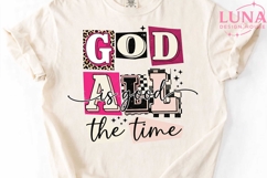 God Is Good All The Time PNG, Christian Sublimation, Retro F Product Image 5