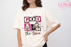 God Is Good All The Time PNG, Christian Sublimation, Retro F Product Image 1