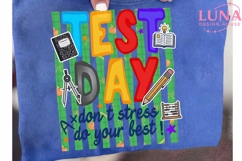 Test Day Teacher PNG, Don't Stress Do Your Best Clipart PNG Product Image 6