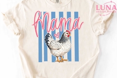 Chicken Mama PNG, Farmhouse Sublimation, Farm Mom PNG Design Product Image 4