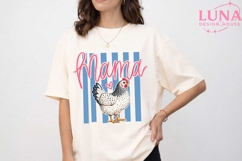 Chicken Mama PNG, Farmhouse Sublimation, Farm Mom PNG Design Product Image 5
