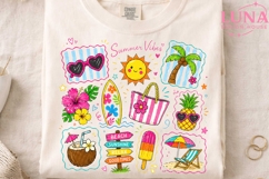 Summer Vibes Beach Doodles PNG, Tropical Clipart, Beach PNG Product Image 3