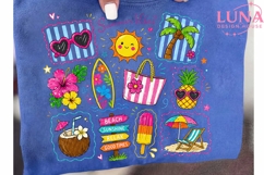 Summer Vibes Beach Doodles PNG, Tropical Clipart, Beach PNG Product Image 6
