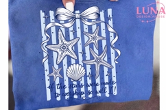 Coastal Starfish Bow Christian PNG, Beach Faith Sublimation Product Image 6