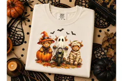 Halloween Highland Cow PNG Shirt Design Product Image 1