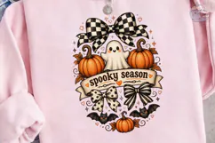 Spooky Season Pumpkin Ghost PNG Shirt Product Image 3