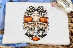 Spooky Season Pumpkin Ghost PNG Shirt Product Image 5