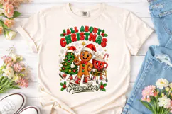 All About Christmas Prevention PNG Shirt Product Image 2