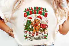 All About Christmas Prevention PNG Shirt Product Image 6