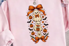 Cute Ghost Halloween PNG Sublimation Des Product Image 3