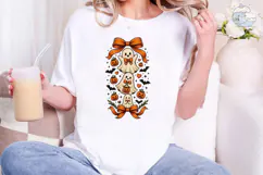 Cute Ghost Halloween PNG Sublimation Des Product Image 1