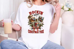 Rockin Around Christmas Tree PNG Shirt Product Image 4
